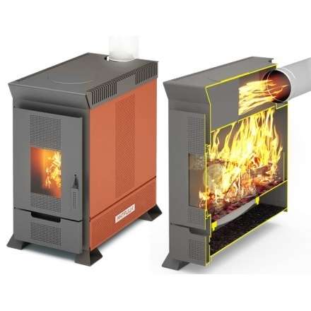 Отопительная печь Теплодар Матрица 200 в Слониме