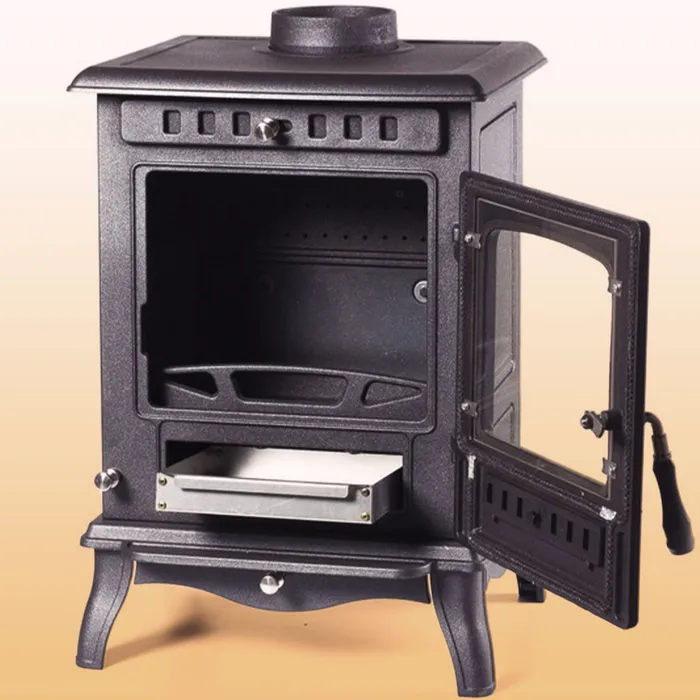 Печь-камин чугунный FireWay Erik в интерьере чёрный Амазонка бай фото в Слониме