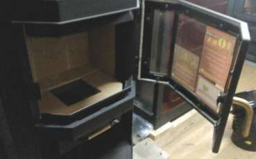 Купить камин со стеклом Мета-Бел Ока в Слониме фото в Слониме