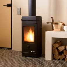 Стальной дедорогой камин EVEREST F7 фото в Слониме