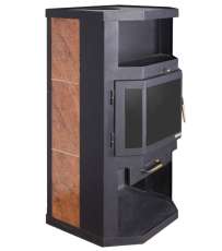 Купить стальной камин со стеклом Мета-Бел Ангара в Слониме фото в Слониме