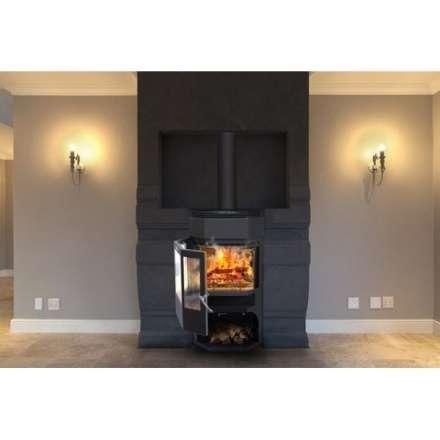 Стальная печь-камин Сибирь 8 фото в Слониме