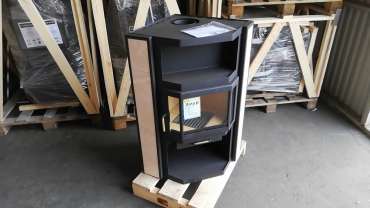 Купить стальной камин со стеклом Мета-Бел Амур в Слониме фото в Слониме