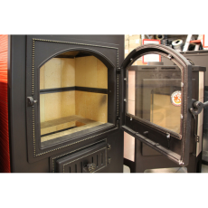 Купить Печь-камин Везувий ПК-01 (205) с плитой и т/о красн.12 кВт в Слониме в Слониме