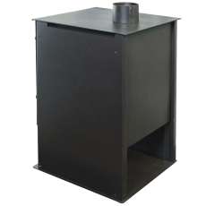 Купить Печь-камин Варвара Гармония 105 (черная) в Слониме в Слониме