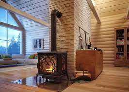 Купить Печь-камин NORDflam Arica в интерьере в Слониме Амазонка бай фото в Слониме