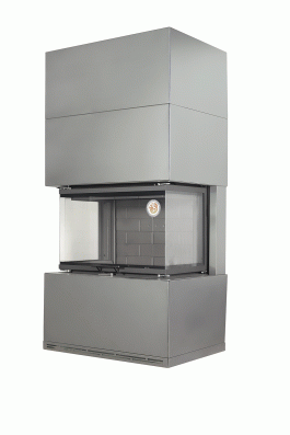 Камин Родос 800 ГРАФИТ шамот черный в Слониме