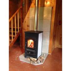 купить Печь-камин Везувий ПК-01 (270) c плитой бежевая 9 кВт в Слониме в Слониме