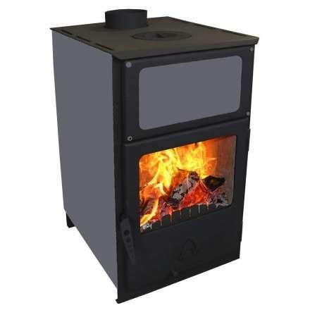 Печь-камин Варвара Гармония 1309 (чёрная) Амазонка бай фото в Слониме