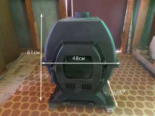 Купить Печь отопительная чугунная Везувий Триумф 180 с т/о в Слониме в Слониме