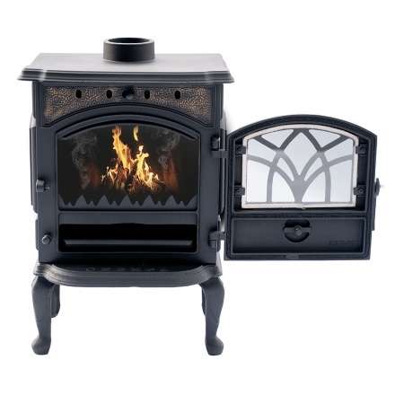 Печь-камин Сибирь 7 чугунная фото в Слониме