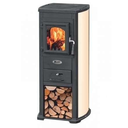Печь-камин Blist Ekonomik Lux N чугунная дверца серый фото в Слониме