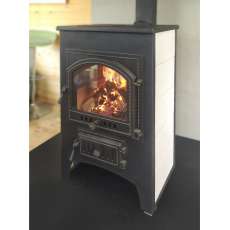 Купить Печь-камин Везувий ПК-01 (205) c плитой бежевая 12 кВт в Слониме в Слониме