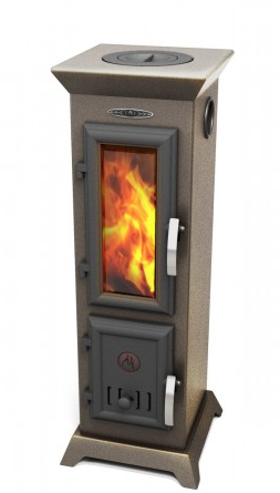 Отопительная печь Термофор Статика Тетра Мини, чёрная бронза Амазонка бай фото в Слониме