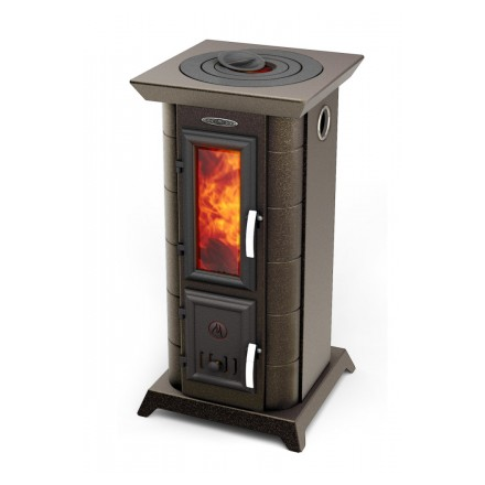 Отопительная печь Термофор Статика Тетра, чёрная бронза Амазонка бай фото в Слониме