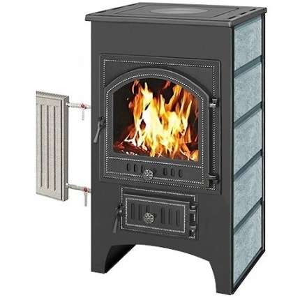 Печь-камин Везувий ПК-02 (205) с плитой и т/о, т/х 12 кВт купить в Слониме