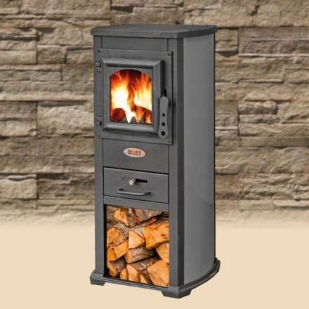 Печь-камин Blist Ekonomik Lux N чугунная дверца красный Амазонка бай фото в Слониме