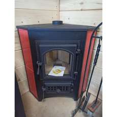 Купить Печь-камин Везувий ПК-01 (220) с конфоркой угловой красный 9 кВт в Слониме в Слониме