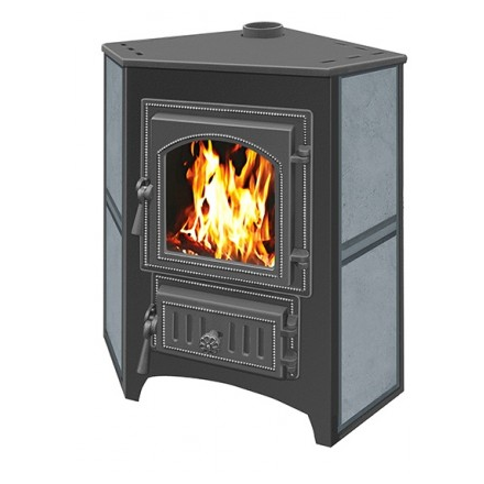 Печь-камин Везувий ПК-01 (220) угловой талькохлорит 9 кВт Амазонка бай фото в Слониме