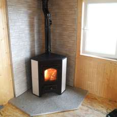 Купить Печь-камин Везувий ПК-01 (220) угловой талькохлорит 9 кВт в Слониме в Слониме