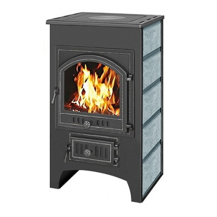 Печь-камин Везувий ПК-02 (205) с плитой талькохлорит 12 кВт Амазонка бай фото в Слониме