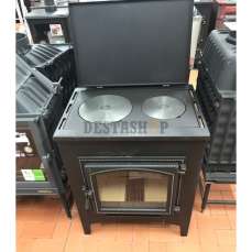 купить Печь-камин Везувий ПК-04 (240) с плитой беж 12 кВт в Слониме в Слониме