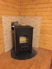 Купить Печь-камин Везувий ПК-02 (205) с плитой и т/о песчаник 12 кВт в Слониме в Слониме
