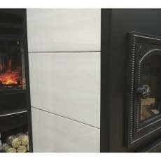 Недорогой камин со стеклом ЭТНА (ДТ-4С) с плитой и теплообменником Амазонка бай фото в Слониме