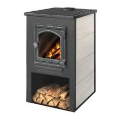 Камин ЭТНА (ДТ-4С) с плитой для дома и дачи Амазонка бай фото в Слониме