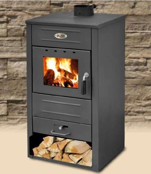 Печь-камин Blist B2 E с водяным контуром Амазонка бай фото в Слониме