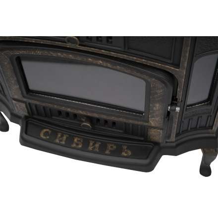 Стильная печь-камин Сибирь 10 чугунная Фото в Слониме