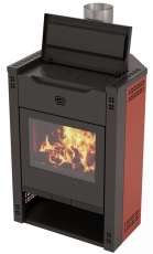 недорогой камин с дровницей Теплодар Кадриль фото в Слониме