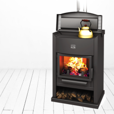 Недорогой камин с дровницей Теплодар ОВ-120 (прямой) фото в Слониме