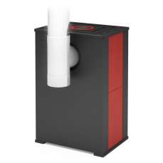 Стальной камин со стеклом Теплодар Твист фото в Слониме