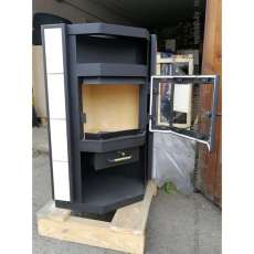 Купить стальной камин с шамотом Мета-Бел Нева в Слониме фото в Слониме