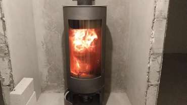 Купить стальной камин с шамотом Мета-Бел Селигер в Слониме фото в Слониме