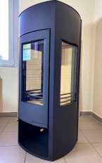 Купить стальной камин со стеклом Мета-Бел Неман в Слониме фото в Слониме