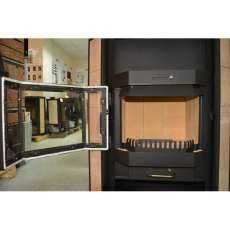 Купить стальной камин с теплообменником Мета-Бел АОТВ 9.0-03 Печора-Аква в Слониме фото в Слониме