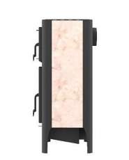 Печь-камин со стеклом Бавария Эко с духовкой и плитой фото в Слониме