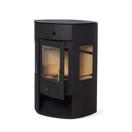 Печь-камин Мета-Бел АОТ 11.0 (в модификации Енисей 2) в Слониме