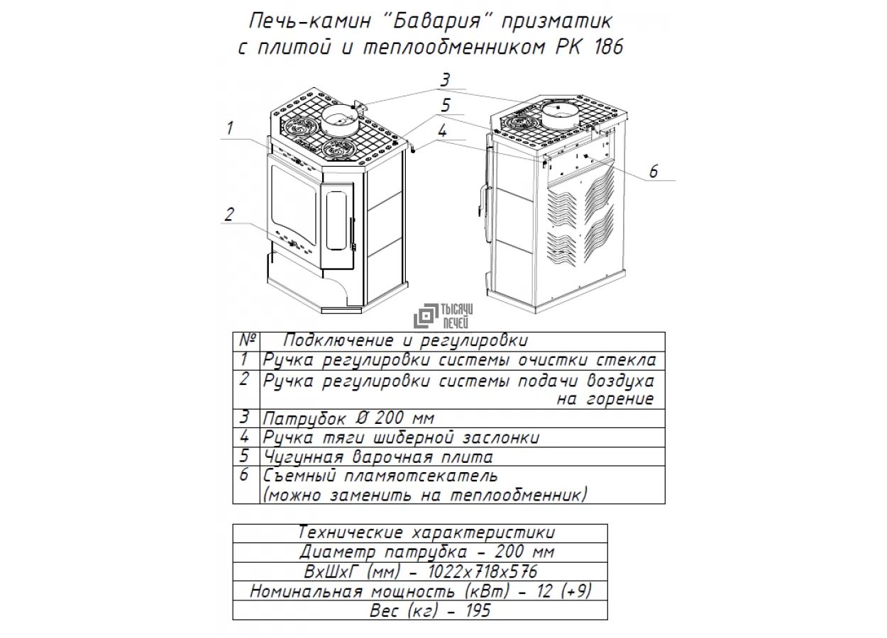 Недорогой камин с дровницей Бавария призматик с плитой фото в Слониме