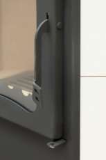 Стальной камин Бавария угловая Амазонка бай фото в Слониме