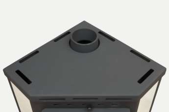 Недорогая печь-камин Бавария угловая Амазонка бай фото в Слониме