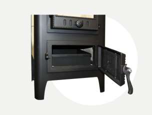 Чугунный камин со стеклом Бавария Оптима Чугун с плитой фото в Слониме