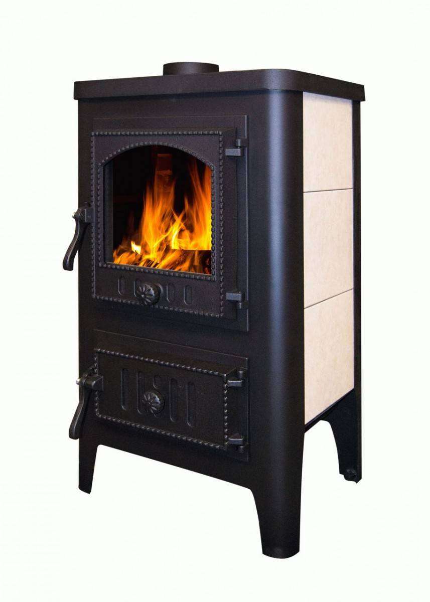 Печь-камин Бавария Оптима Чугун с плитой Амазонка бай фото в Слониме