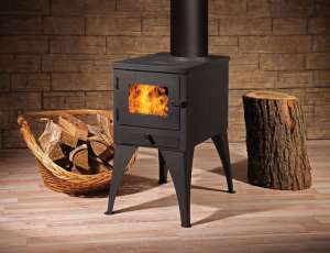 Небольшая печь-мангал с плитой Кельн-Турбо фото в интерьере в Слониме