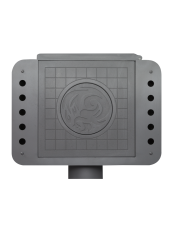 Стальной камин БАВАРИЯ ЭКО с плитой одна конфорка фото в Слониме