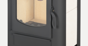 Стальной камин БАВАРИЯ ЭКО с плитой одна конфорка фото схема в Слониме