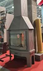 Экокамин МЮНХЕН ПРИСТЕННО-УГЛОВОЙ графит фото в Слониме