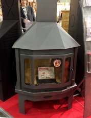 Новый камин Мюнхен угловой графит фото в живую в Слониме